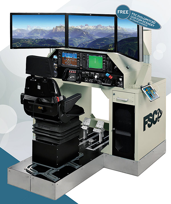 MTGS Simulator  FSTD with G1000 and 3 axis Control Loading 